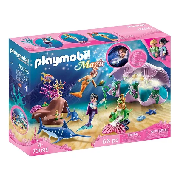 Playmobil Magic Pearl Shell Nightlight Building Set 70095