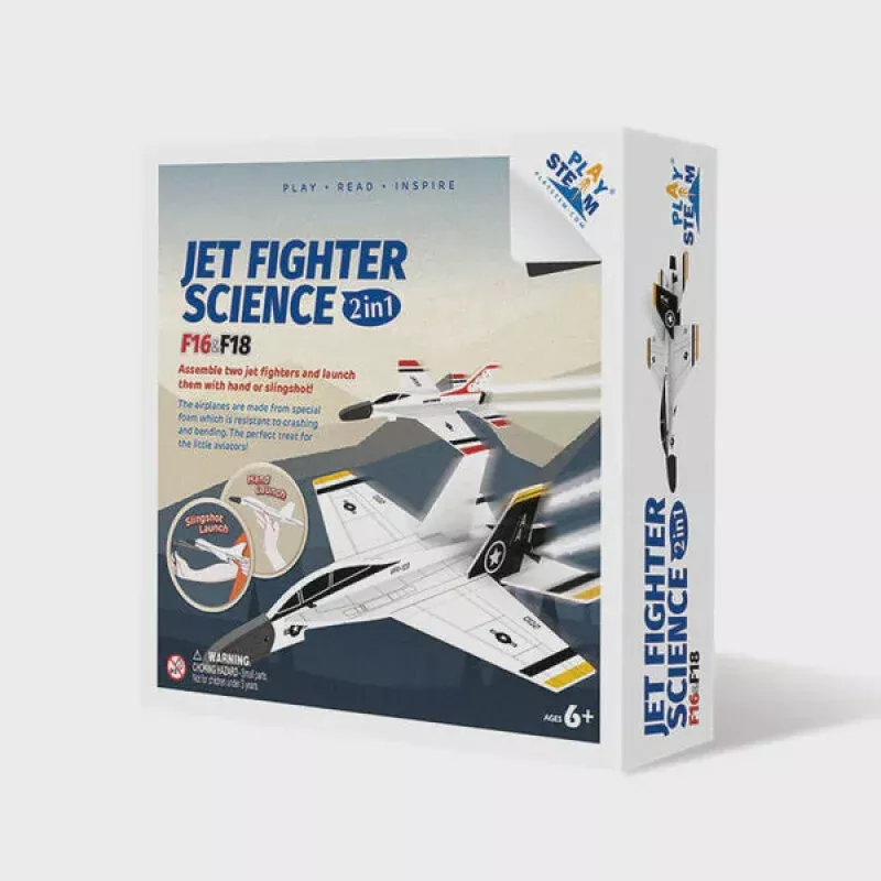 Playsteam Jet Fighter Science 2-in-1 - F16 & F18
