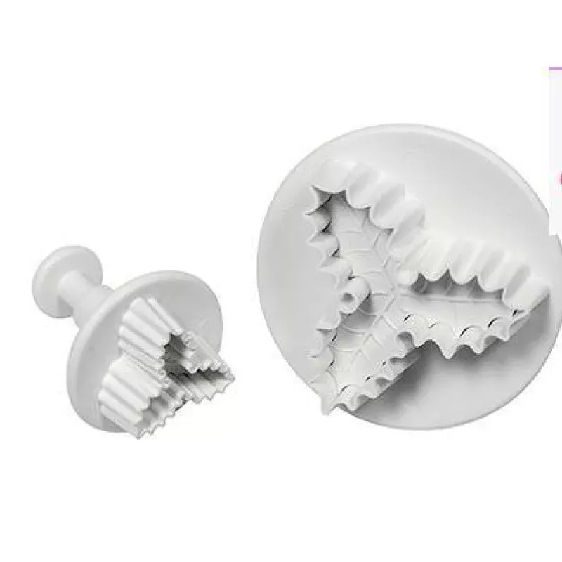 PME FOLIAGE PLUNGER CUTTERS - VEINED THREE LEAF HOLLY*