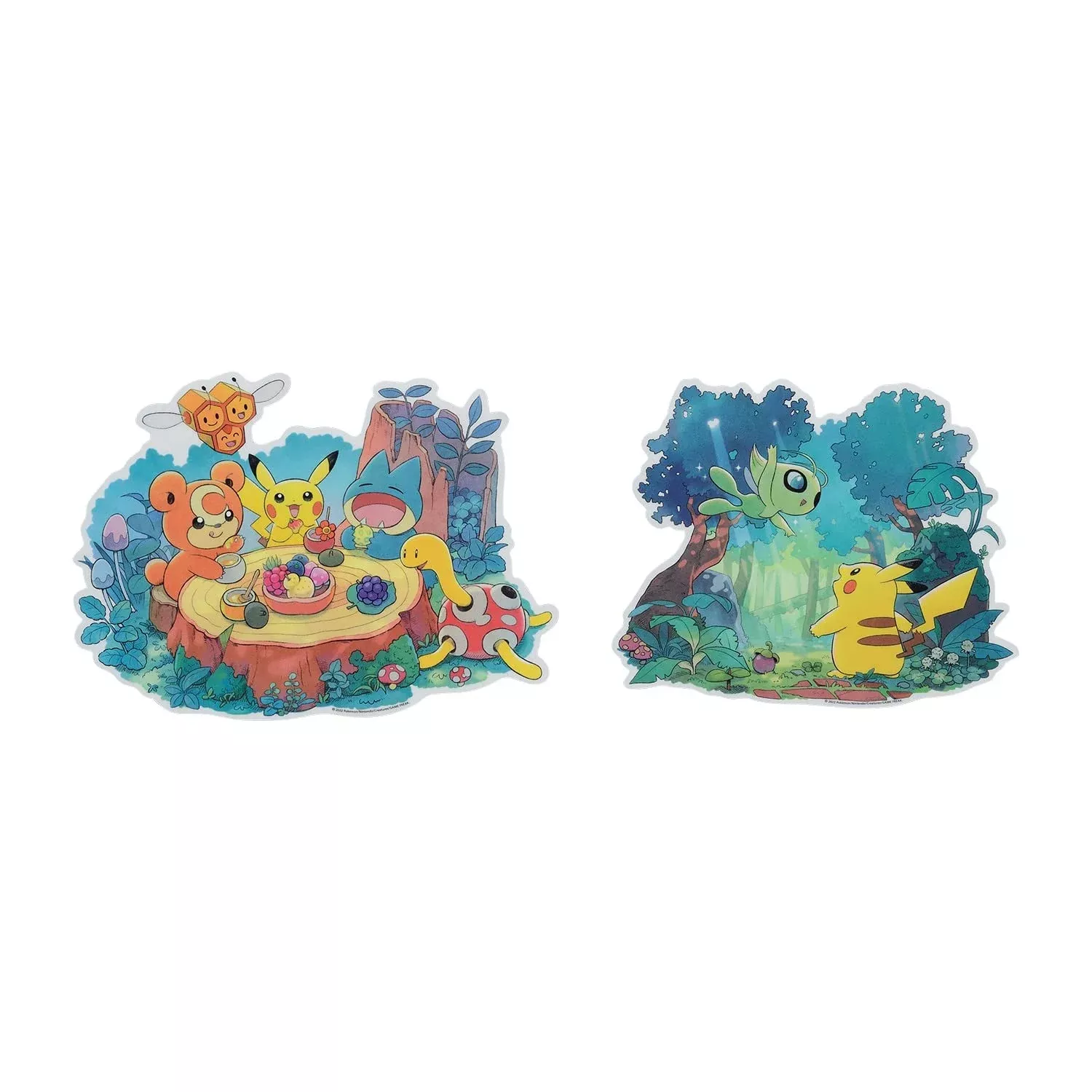 POKEMON CENTER ORIGINAL Wall Sticker Set 2 Pcs Encounter & Hospitality