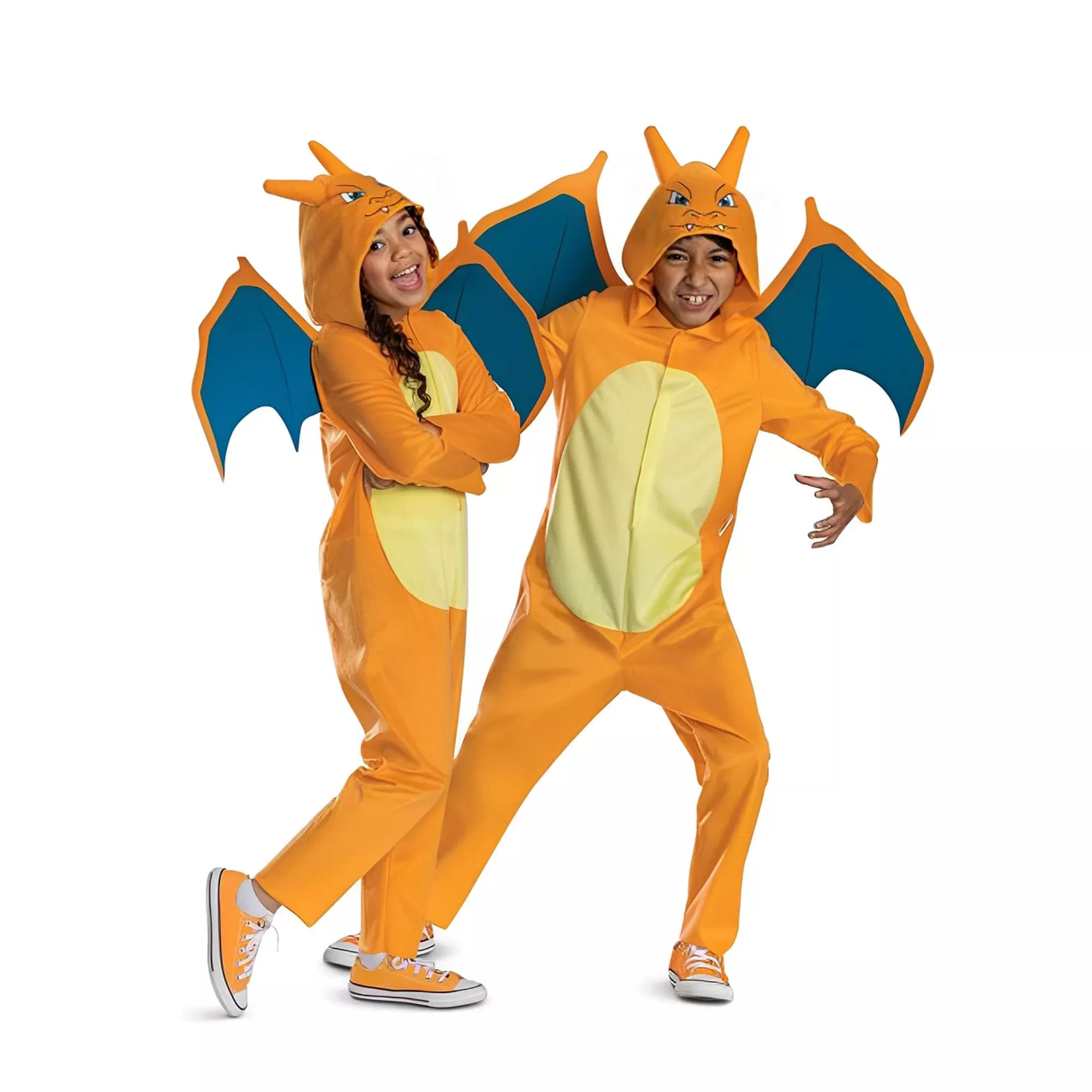 Pokemon Charizard Hooded Child Costume Jumpsuit