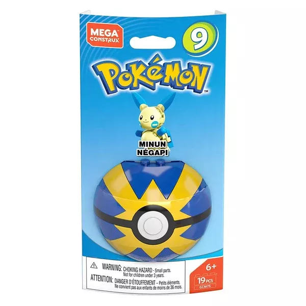 Pokemon Minun Poke Ball Building Set