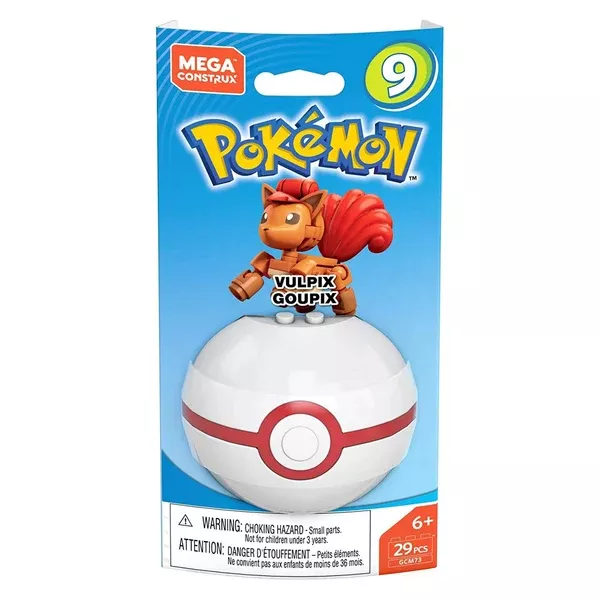 Pokemon Vulpix Poke Ball Building Set