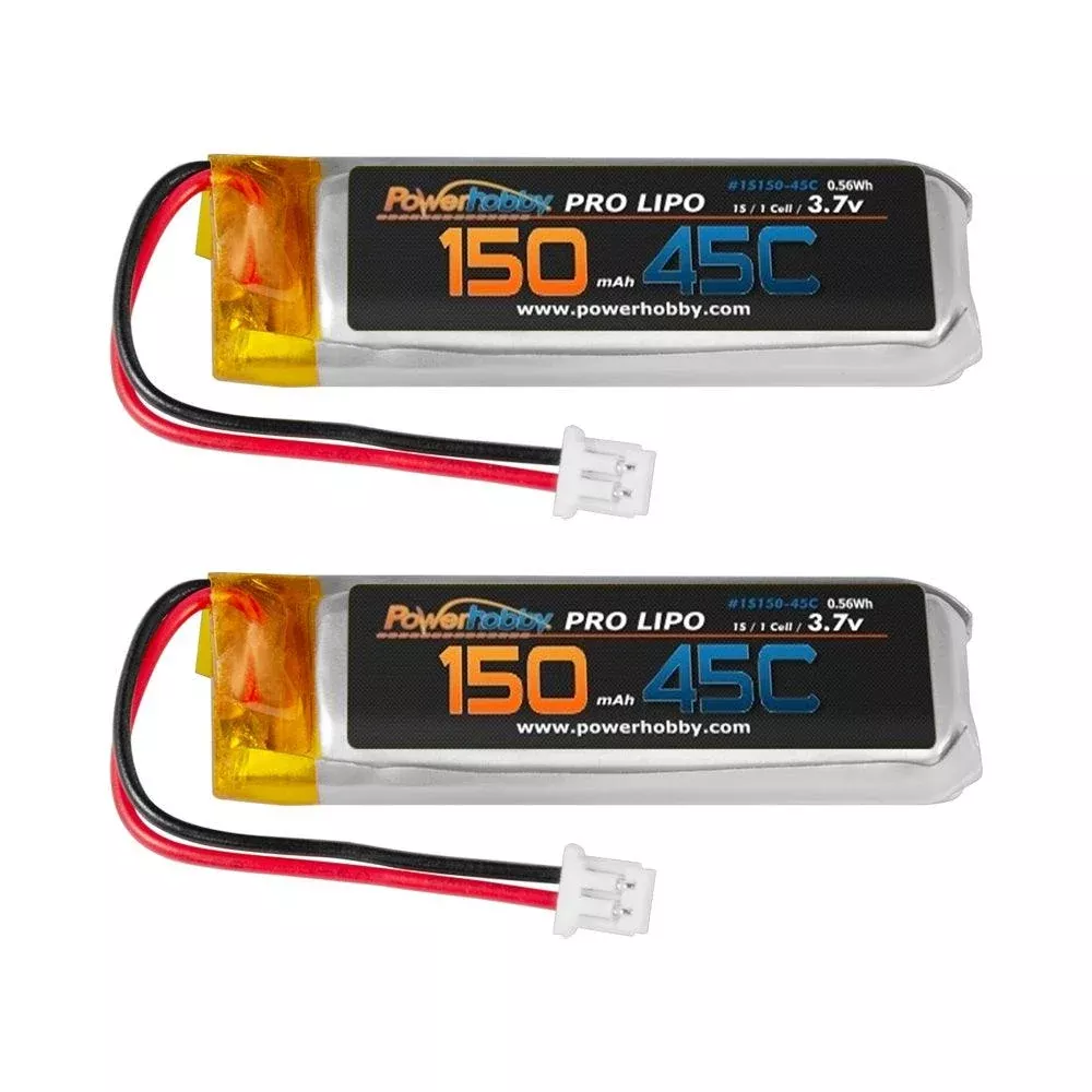 Powerhobby 1s 3.7V 150mah 45c Lipo Battery (2) : Balde 70 S / 70S BLH4210