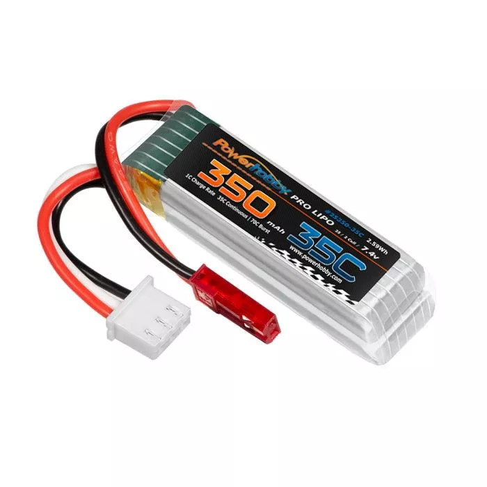Powerhobby 2S 7.4V 350MAh 35C Lipo Battery Carisma MSA-1E Rock Crawler