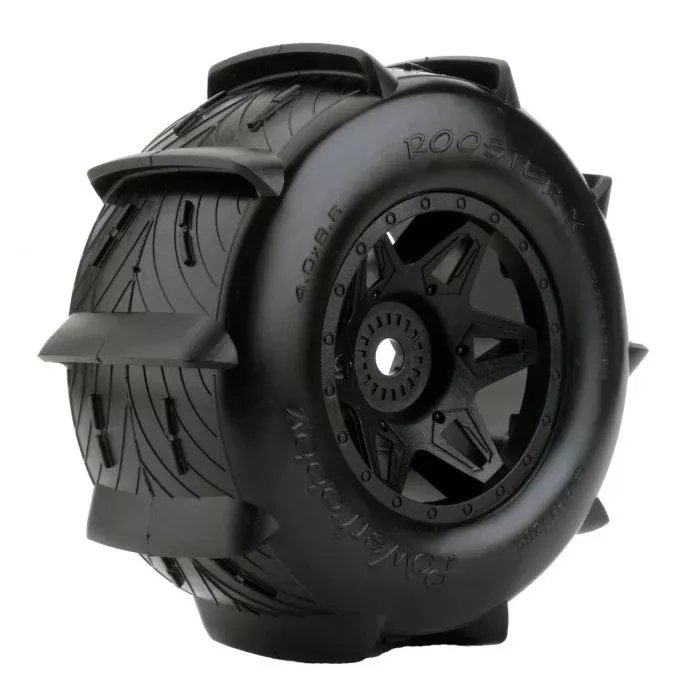 Powerhobby 3289 Rooster X Belted Paddle Tires for X-Maxx