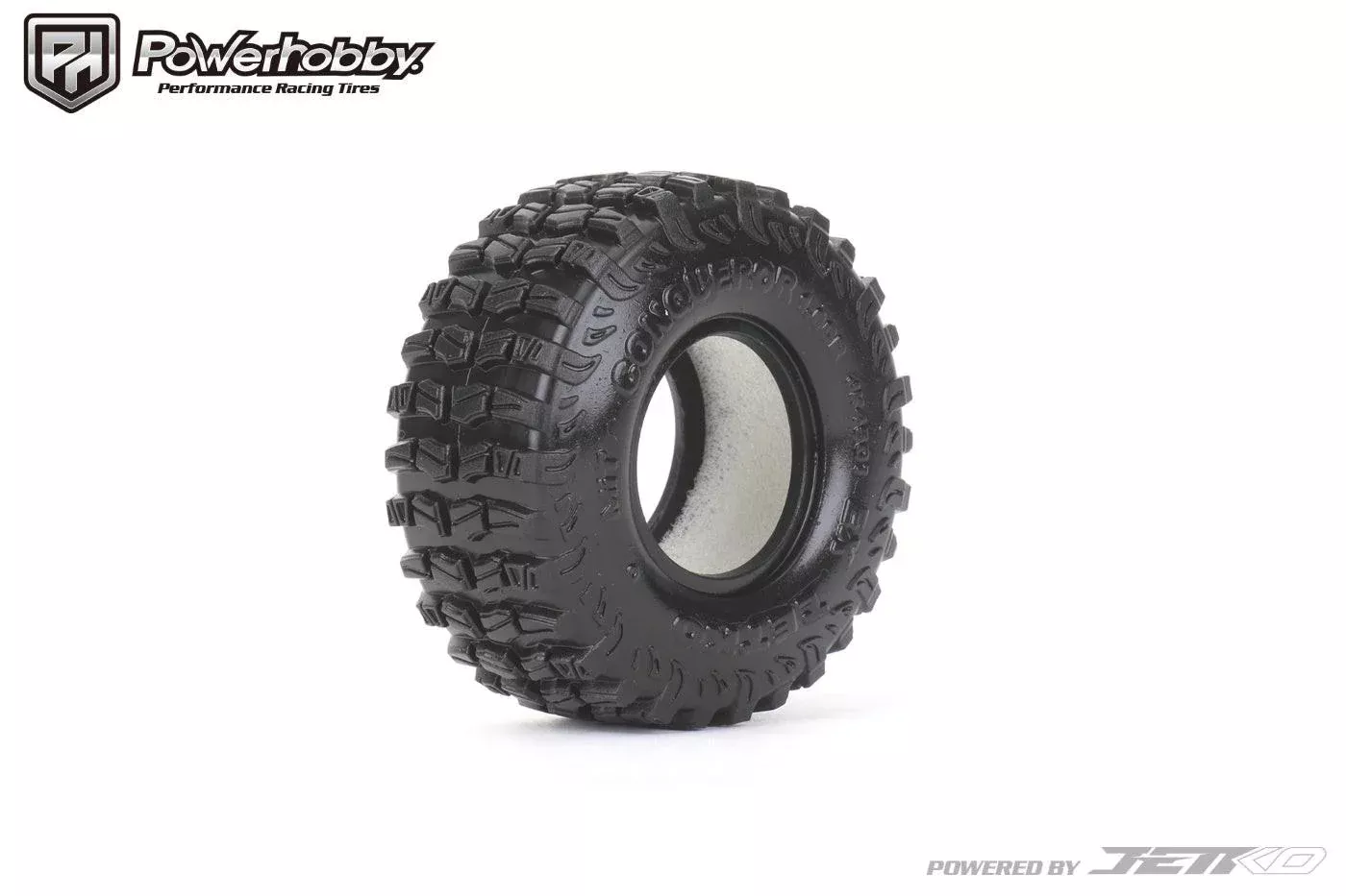 Powerhobby Conqueror 1.0” Micro Crawler Tires 1/24 Rock Crawler Axial SCX24