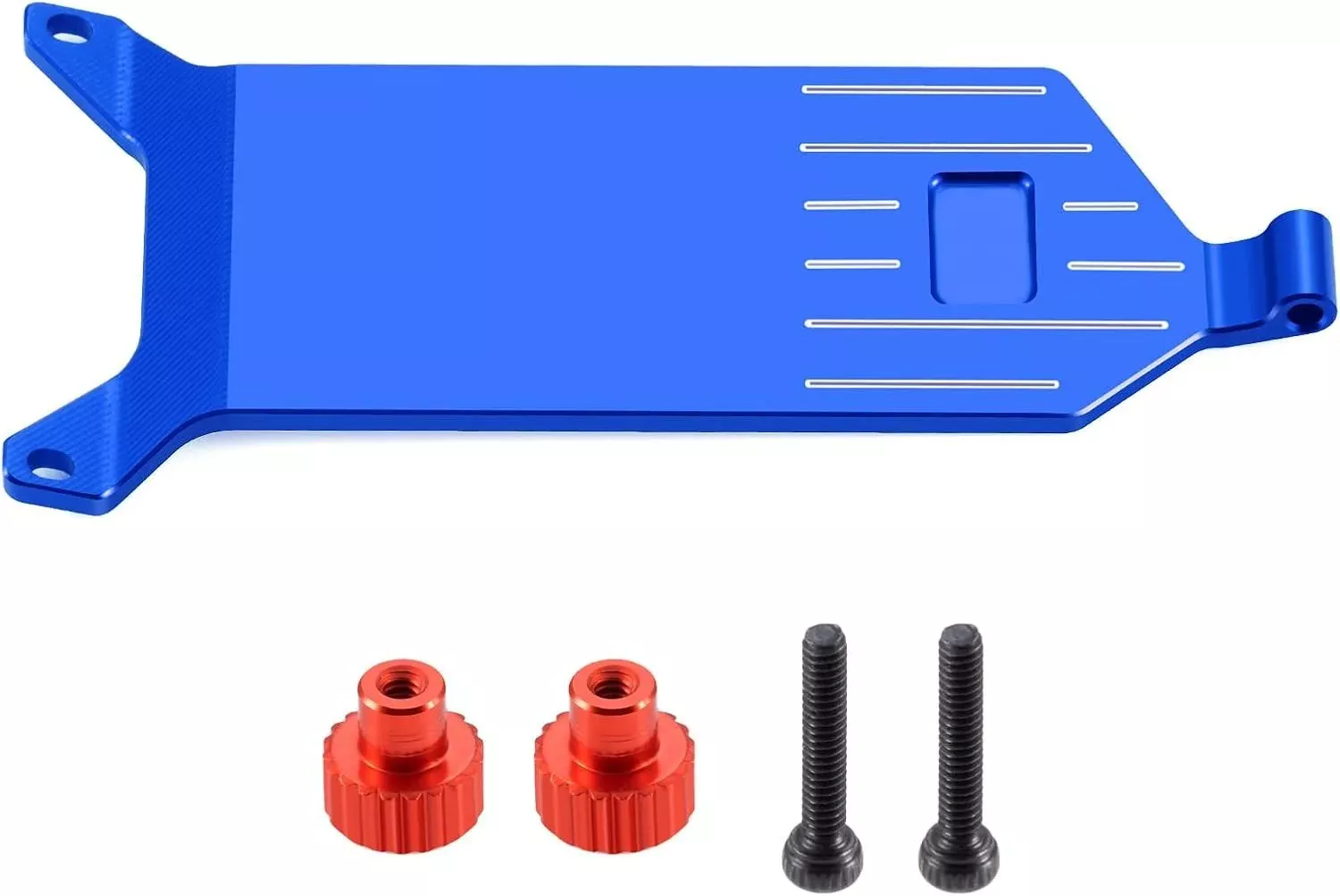 Powerhobby Losi Micro-B Aluminum Receiver Mounting Plate Blue