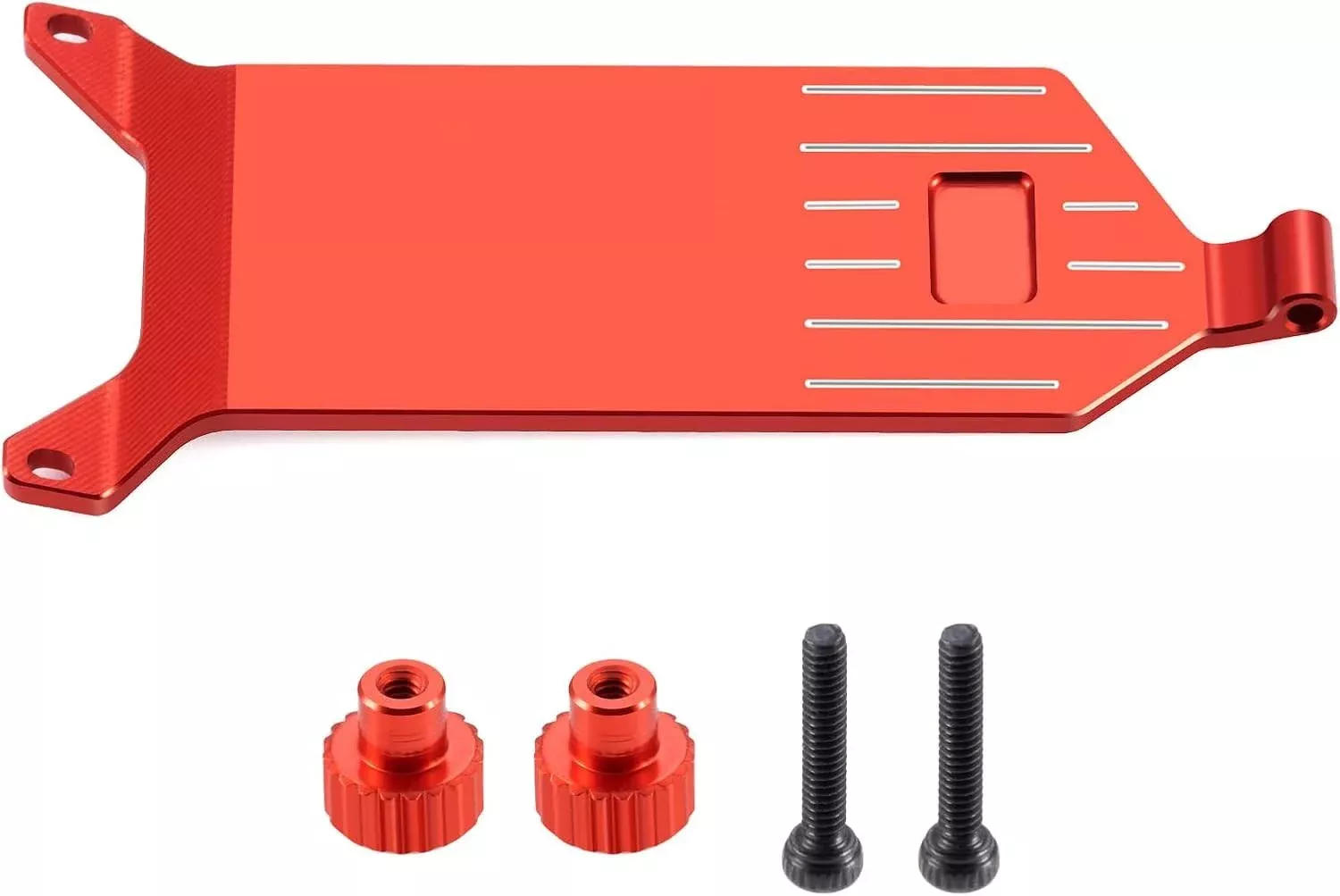 Powerhobby Losi Micro-B Aluminum Receiver Mounting Plate Red