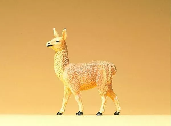 Preiser 47528 1/25 Scale Wild Animal Figures -- Young Llama Standing