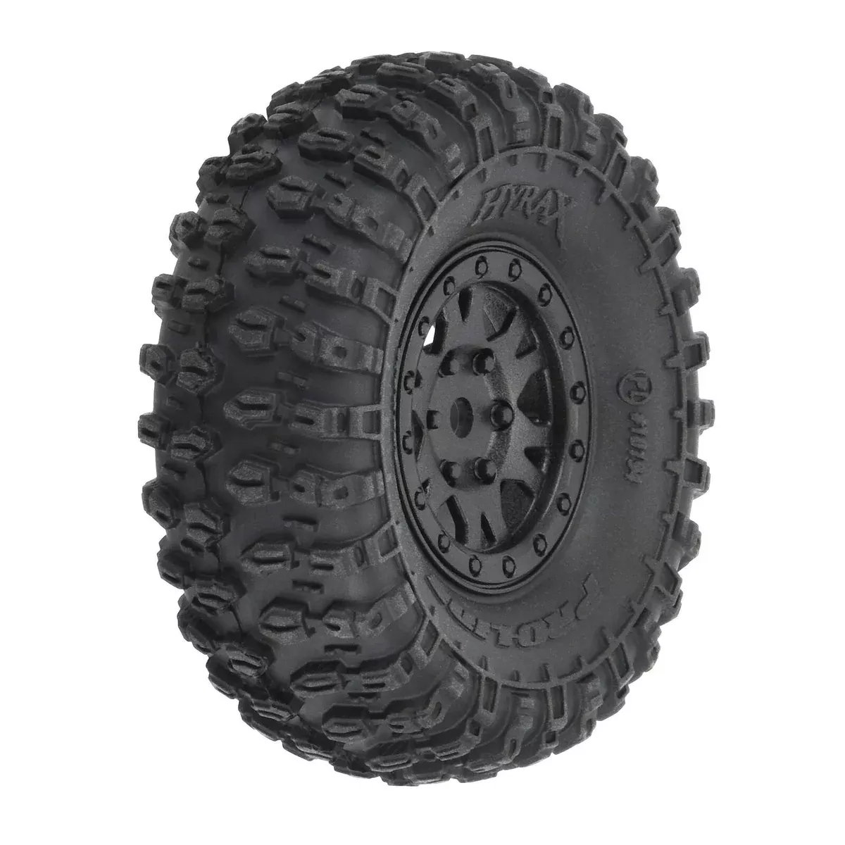 Pro-Line 10194-10 Hyrax 1.0" Truck Tires Mounted on Wheels