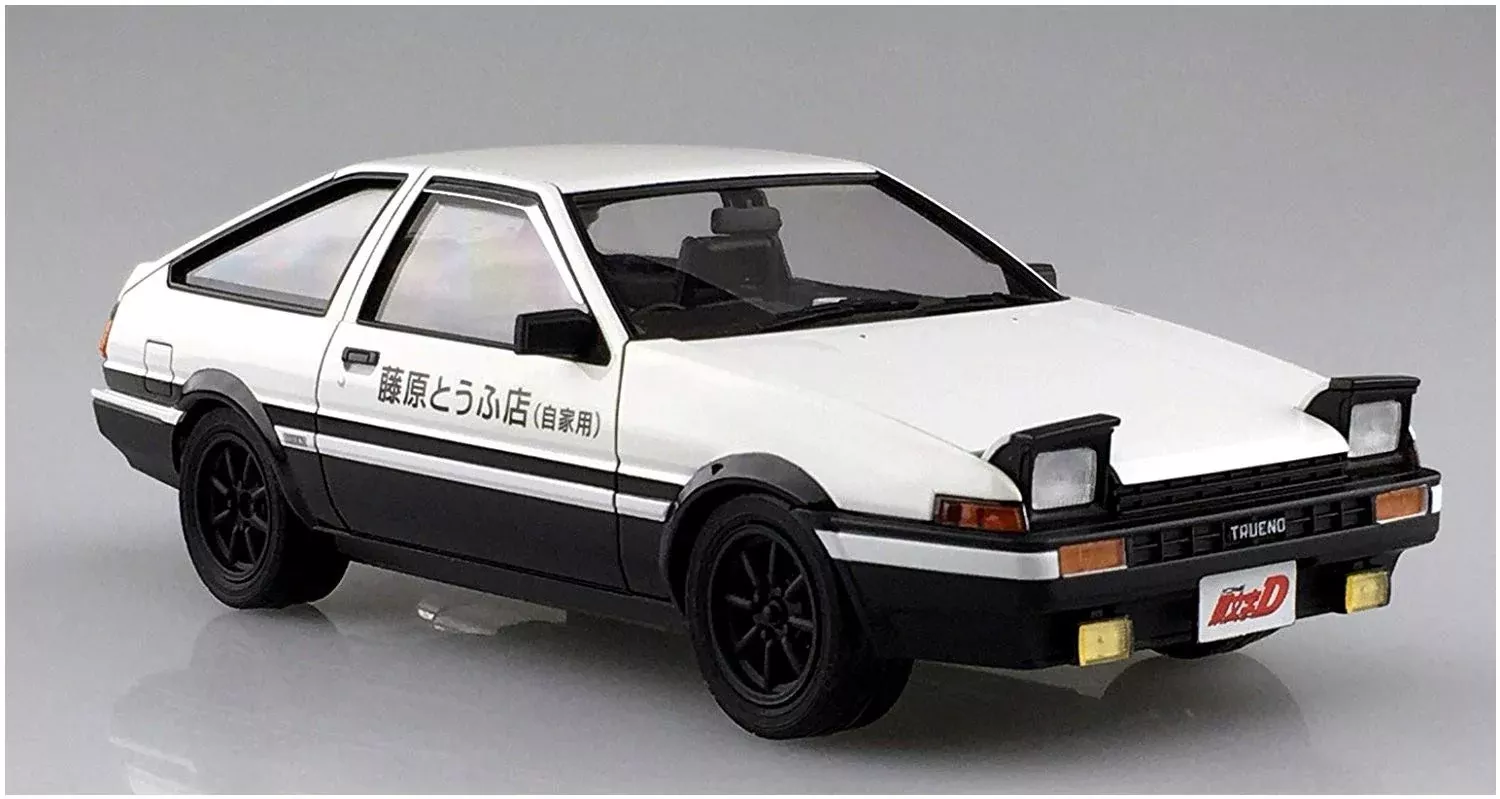 Qingdao Bunka Kyozaisha Initial D No.5 Takumi Fujiwara Ae86 Trueno Volume 1 Specification 1/24 Scale Plastic Model