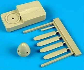 Quickboost 72292 1/72 P51B/C/D Propeller w/Jig Tool for HSG