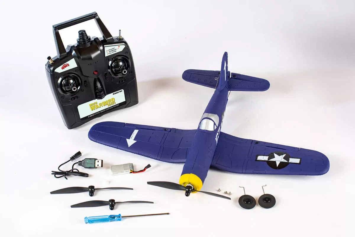 Rage RC A1301 F4U Corsair Micro RTF Aircraft with PASS