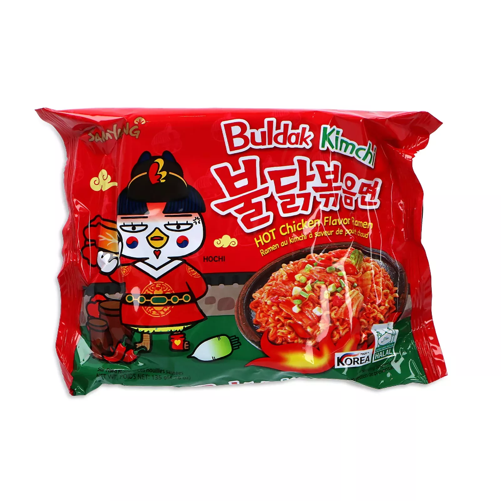 Ramen Hot Chicken Kimchi Instant Noodles