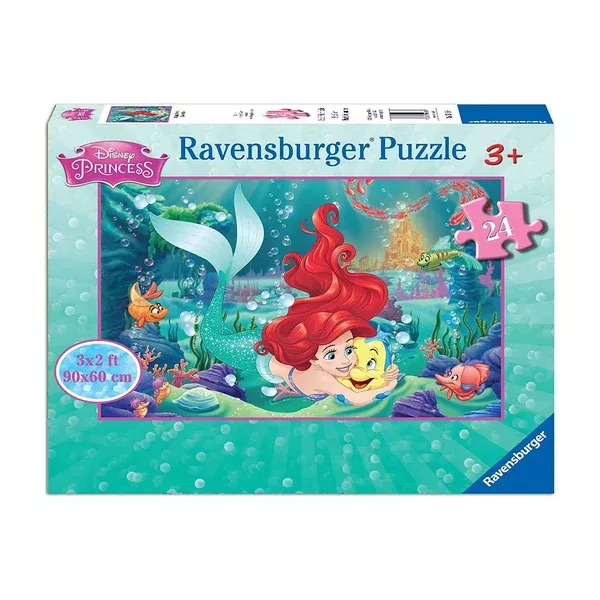 Ravensburger Disney Princess Hugging Ariel 24 Piece Floor Puzzle