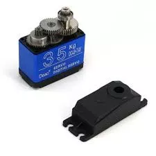 RCXAZ Metal Housing High Speed Metal Gear Digital Servo 20KG-35KG 180 Large Torque Waterproof for RC Car Crawler SCX10 TRX4