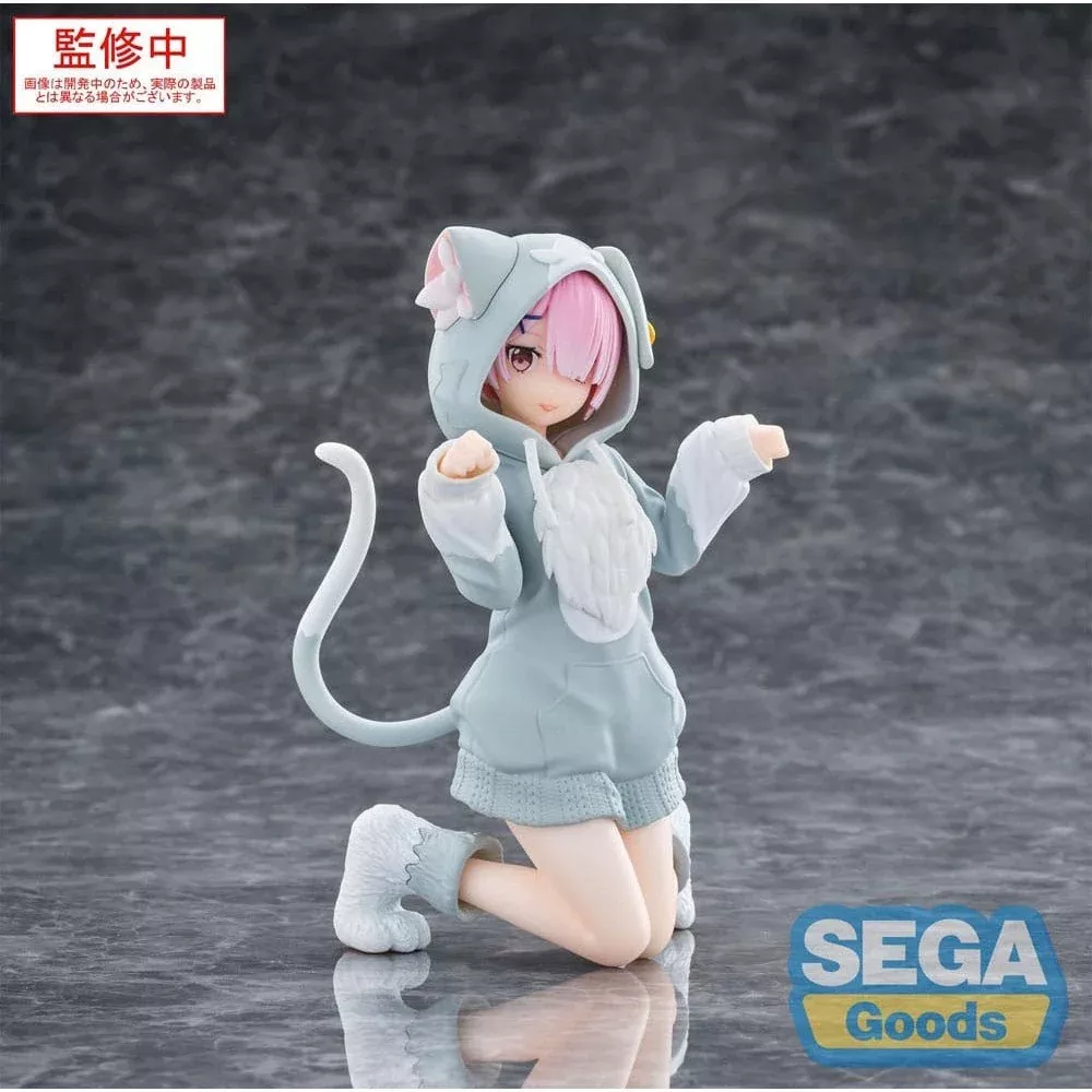 Re:Zero Starting Life in Another World Yumemirize PVC Statue Ram Mofumofu Pack 11cm