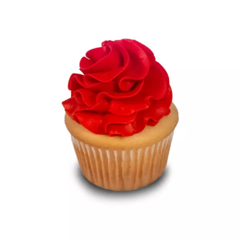 Red Buttercream-Style Frosting