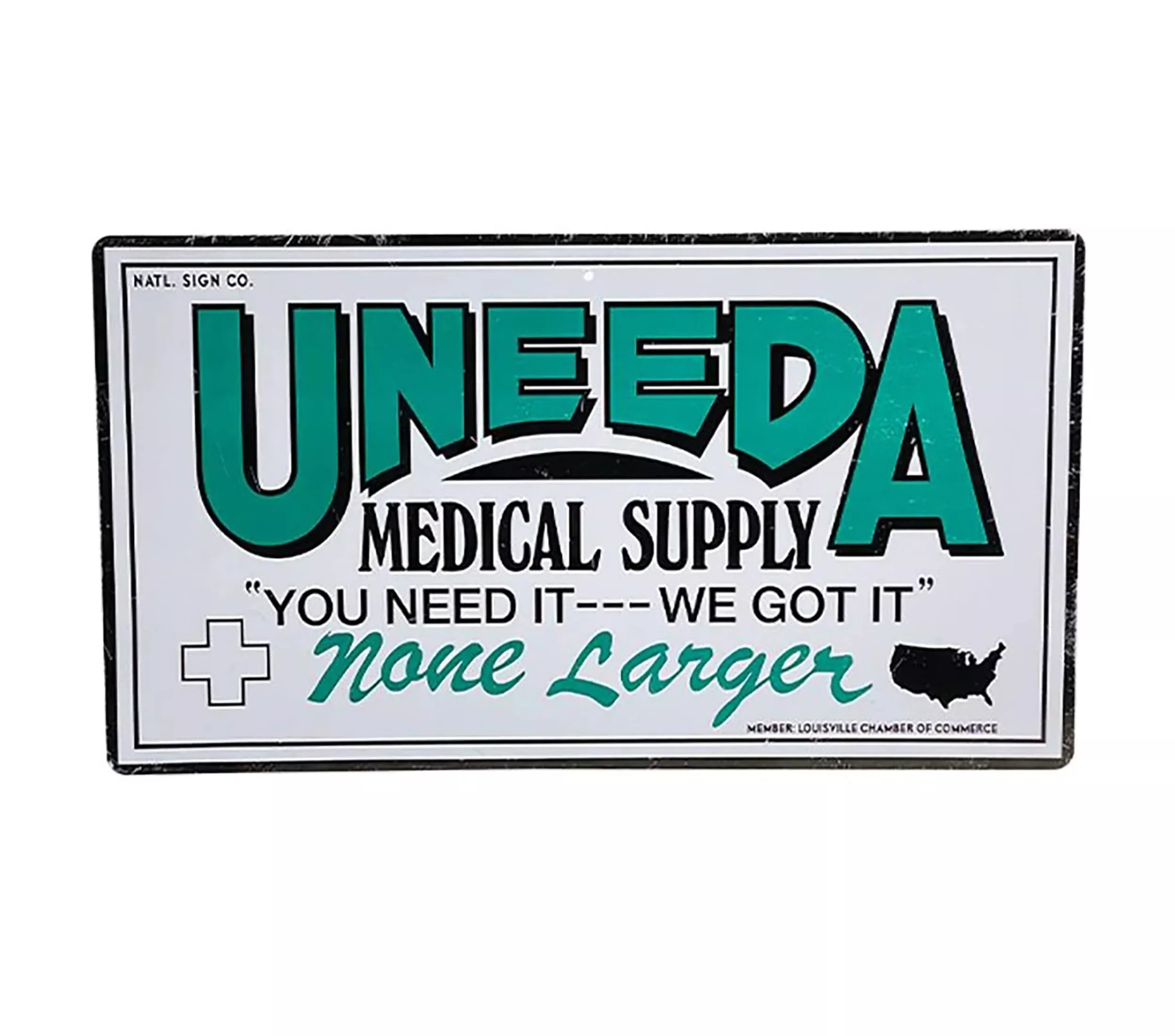 The Return of the Living Dead Uneeda Medical Supply Replica Metal Sign