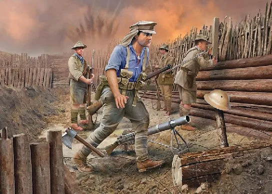 Revell 2618 1/35 ANZAC Infantry 1915 (4) (Ltd) (D)