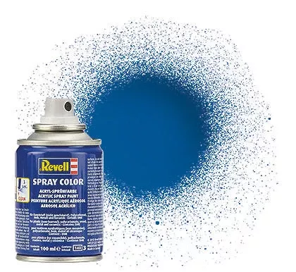 Revell 34152 100ml Acrylic Blue Gloss Spray (2/Bx)