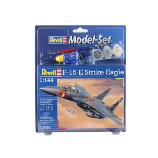 Revell 63996 1/144 F15E Strike Eagle Fighter/Attacker w/paint & glue
