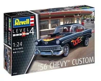Revell 7663 1/24 1956 Chevy Custom Car
