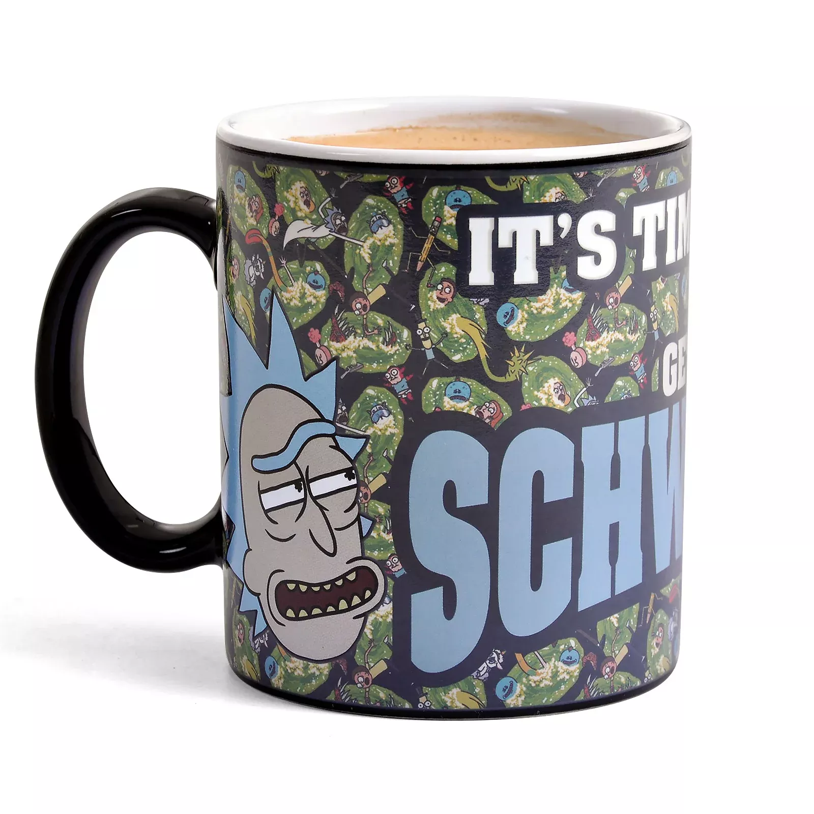 Rick and Morty - Get Schwifty thermo effect mug