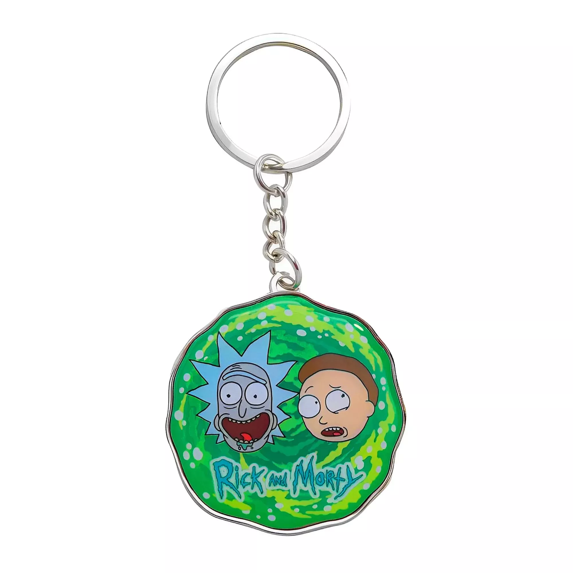 Rick and Morty Metal Keychain: Portal