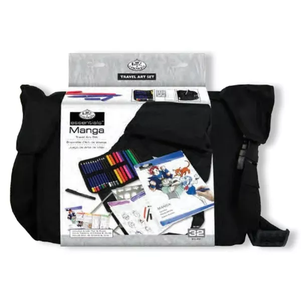 Royal Brush Essentials Manga 32 Piece Travel Art Set