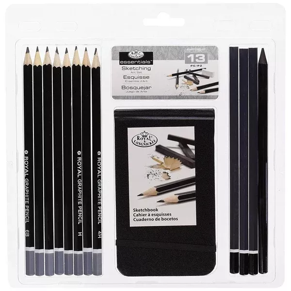 Royal Brush Essentials Sketching 13 Piece Art Set