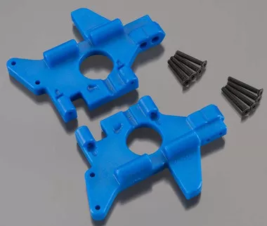 RPM 81075 Rear Bulkheads (2pcs) Blue For Traxxas T/E Maxx