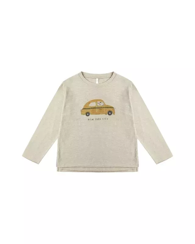 Rylee + Cru Raw Edge Long Sleeve Tee – Taxi