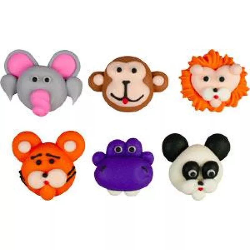 Sale Royal Icing Toppers Jungle Animal 1 pc