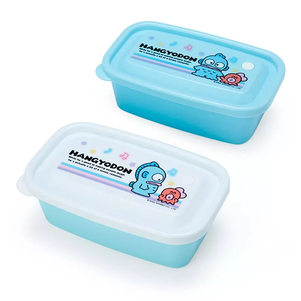 SANRIO Food Storage Container Hangyodon 2 Pcs