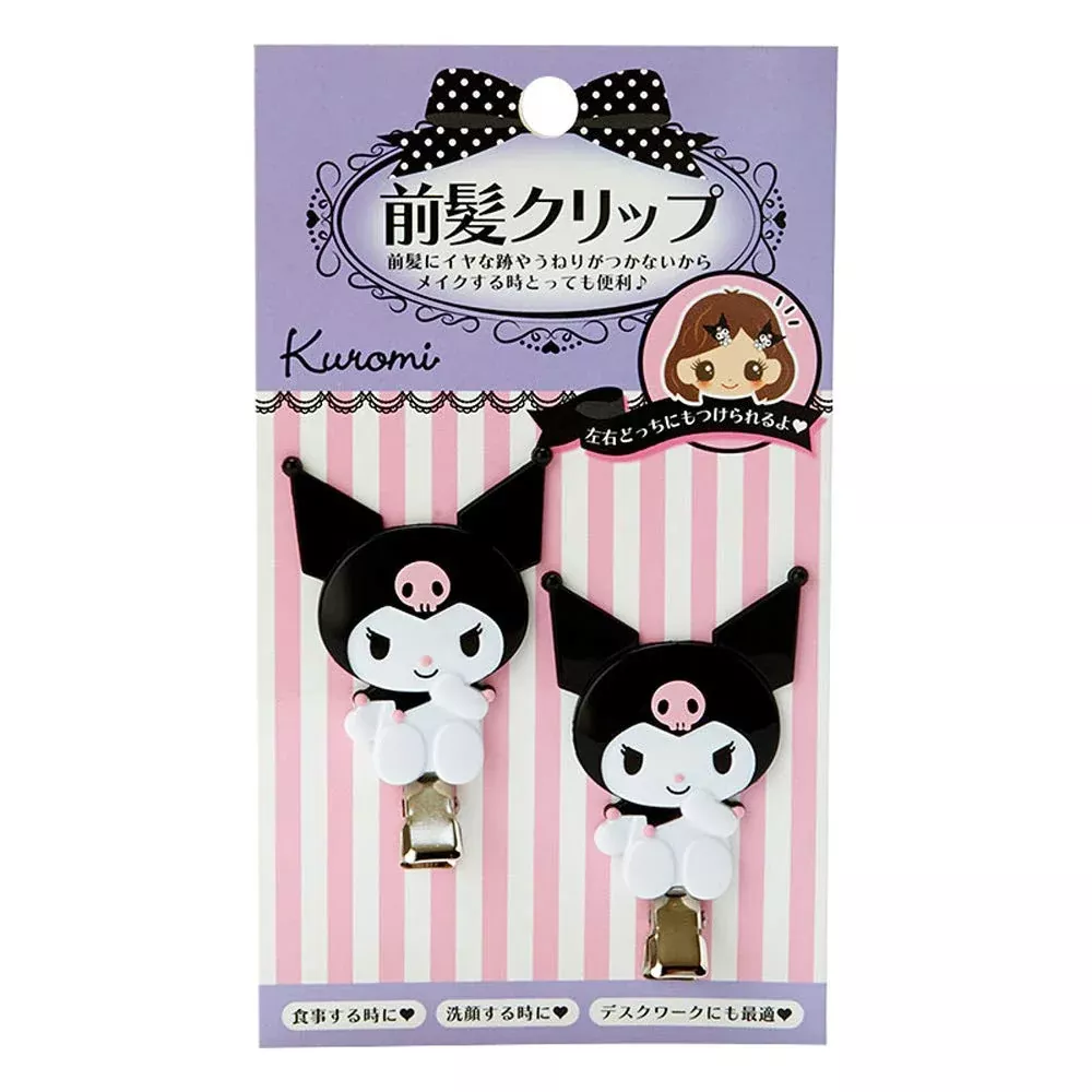 SANRIO - Hair Clip - 2 Pcs Kuromi