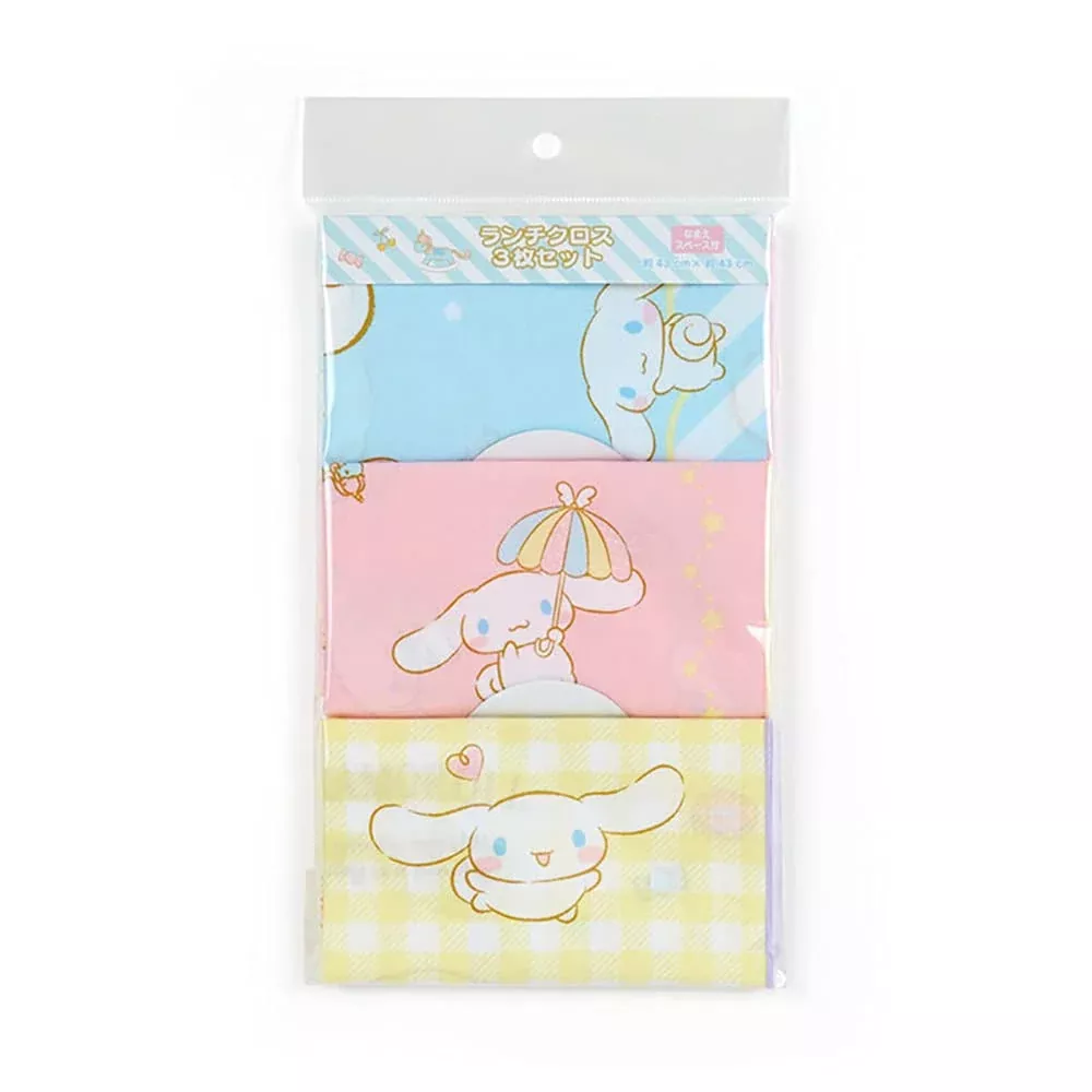 SANRIO Lunch Cloth Set 3 Pcs Cinnamoroll Star