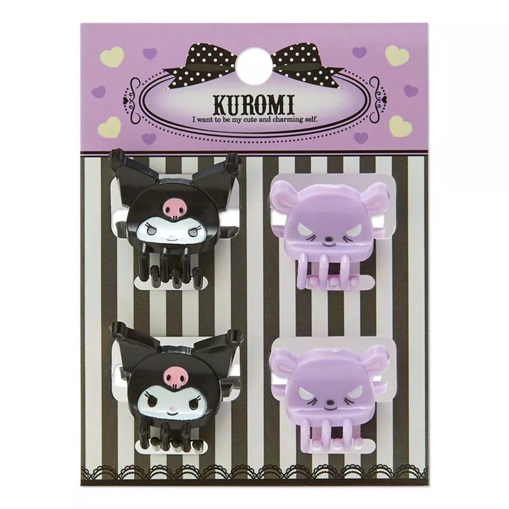 SANRIO Mini Hair Clip Kuromi