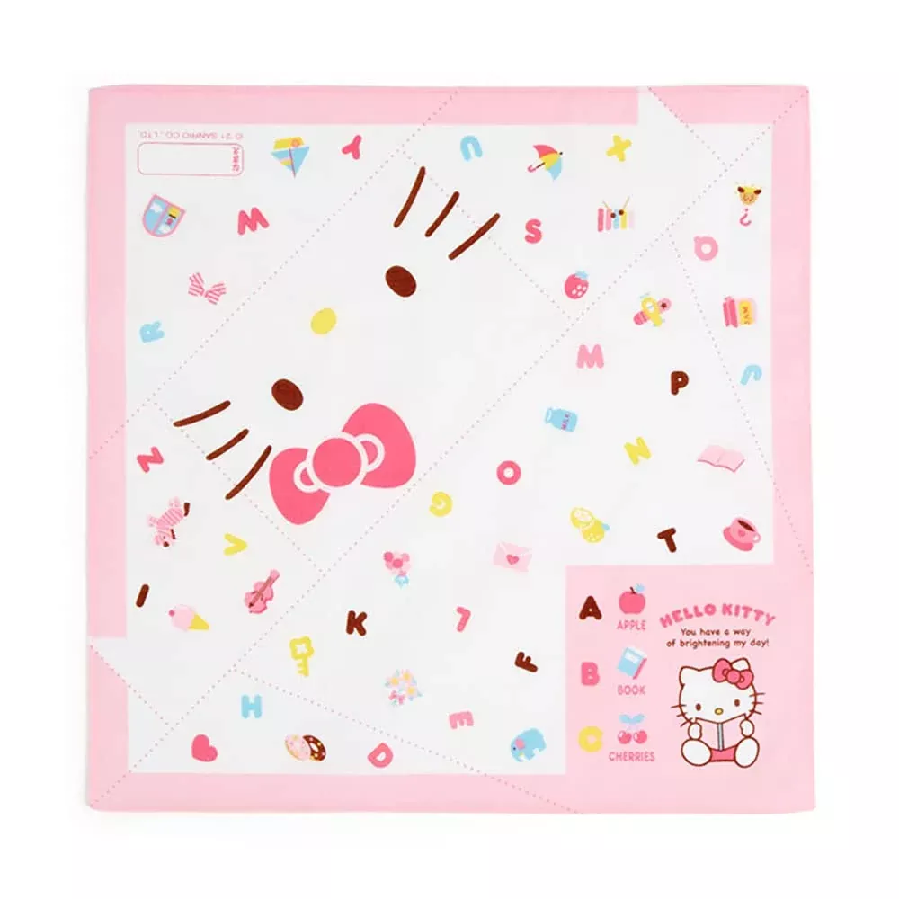 SANRIO Origami Style Handkerchief Hello Kitty