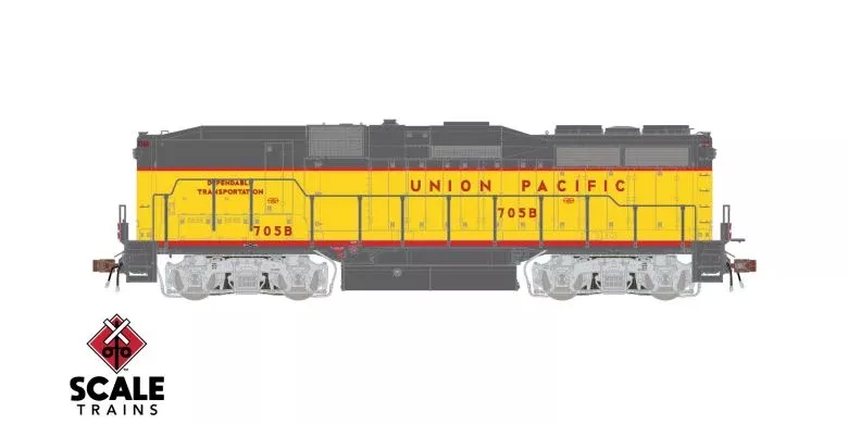 ScaleTrains Rivet 33416 HO Scale EMD GP30B Union Pacific "Freight/Dependable" UP 726B DCC LokSound