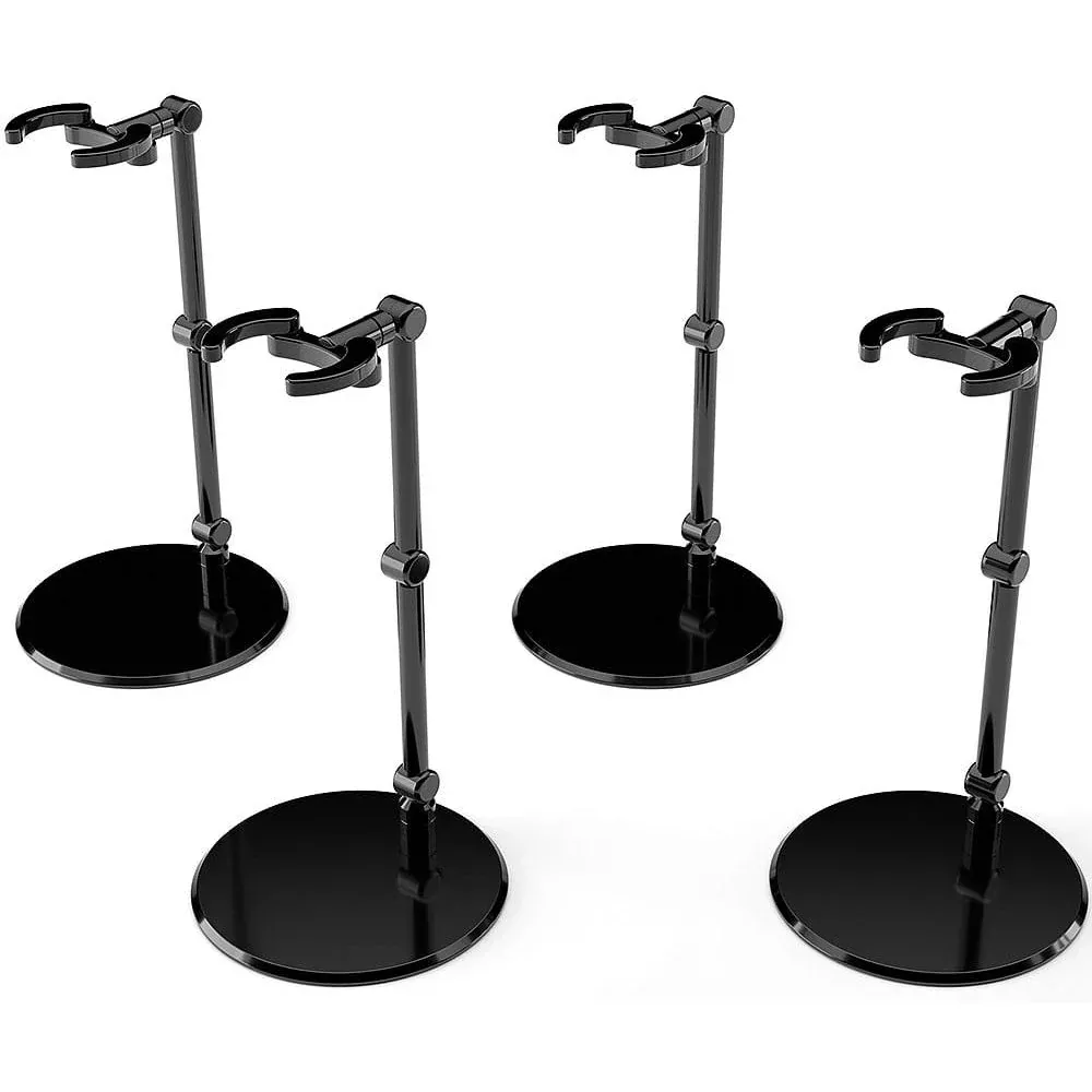 The Simple Stand Mini Nendoroid More for Mini Figures & Models mini Black 4-Pack