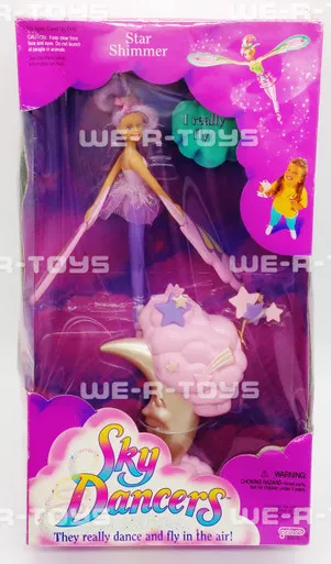 Sky Dancers Star Shimmer Doll Galoob 1995 No 30010 They Really Dance & Fly NRFB