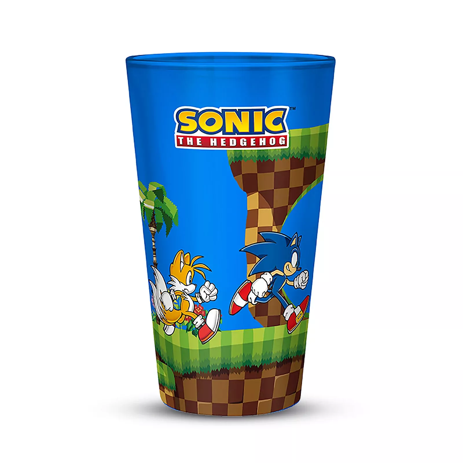 Sonic & Tails Glass