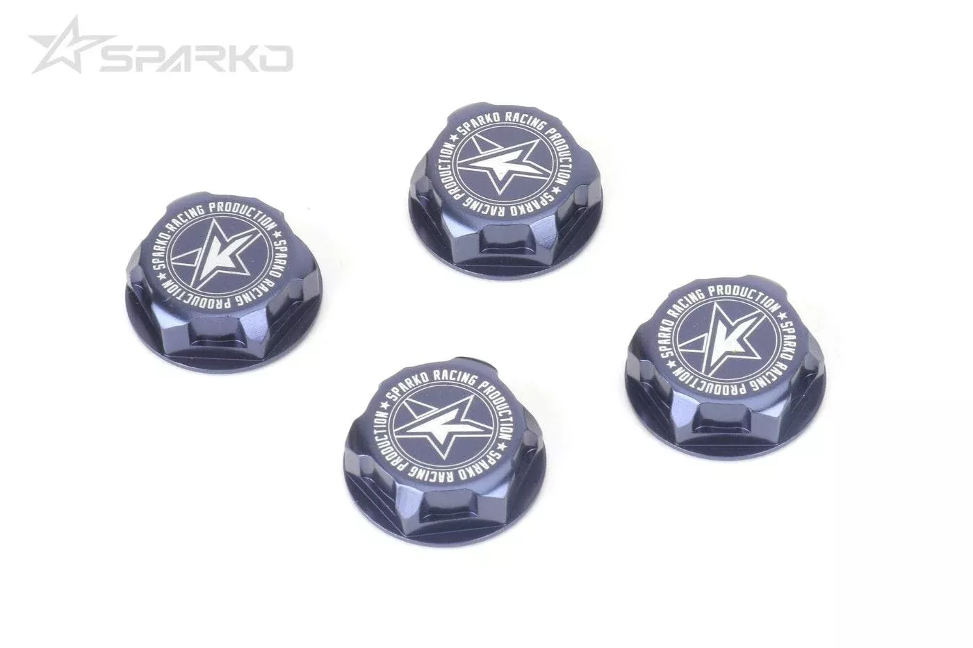Sparko F8 7075 17mm Aluminum Covered Serrated Wheel Nut 4pcs