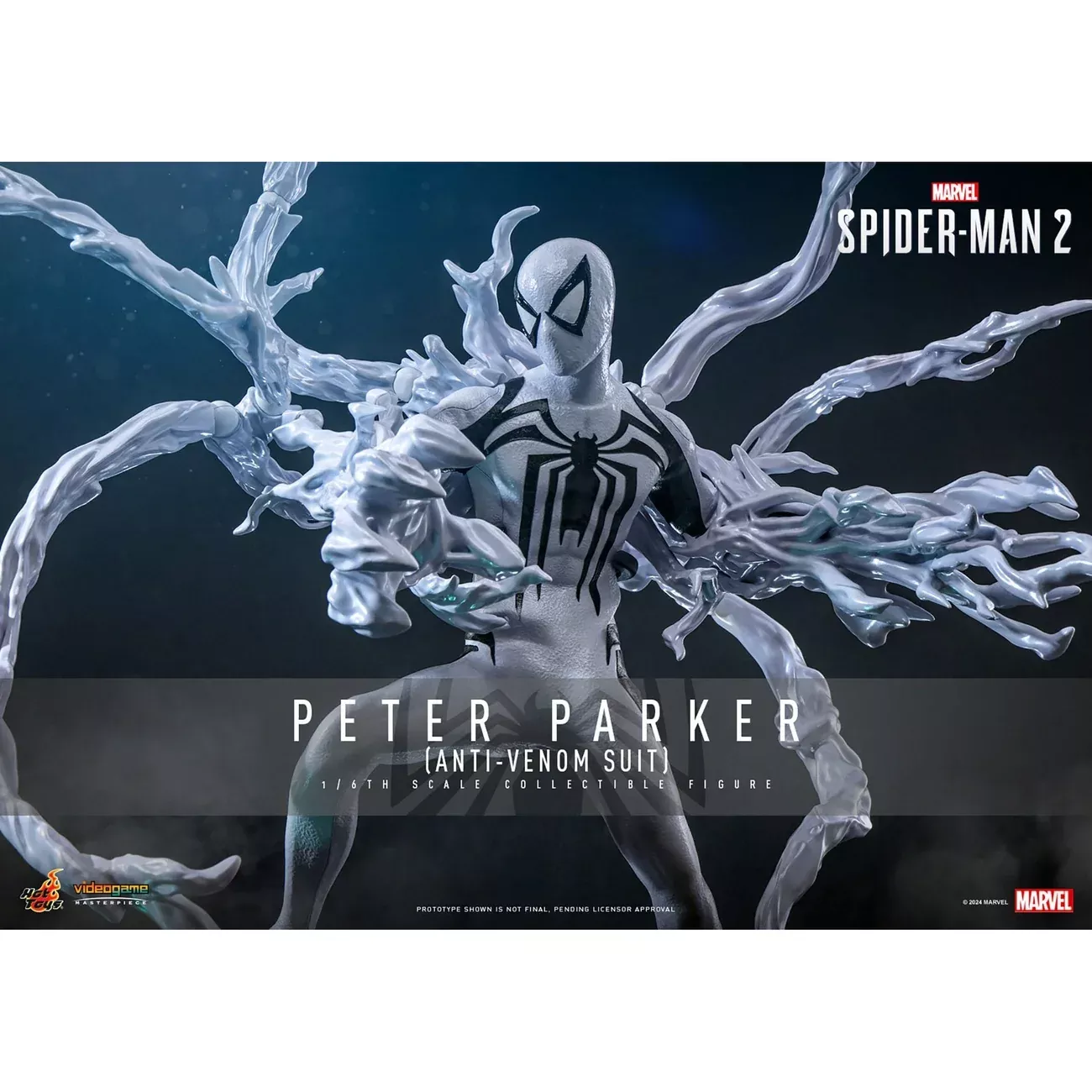 Spider-Man 2 Video Game Masterpiece Action Figure 1/6 Peter Parker (Anti-Venom Suit) 30 cm