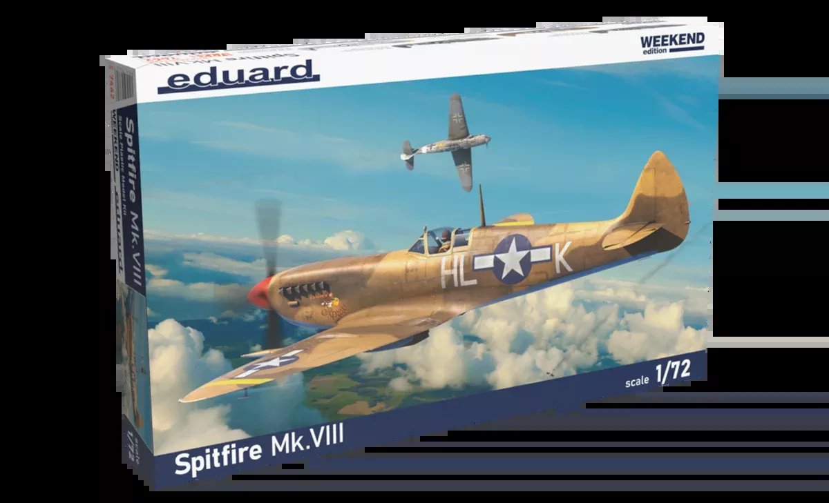 Spitfire Mk.VIII Weekend Edition (1/72 Scale) Airplane Model Kit