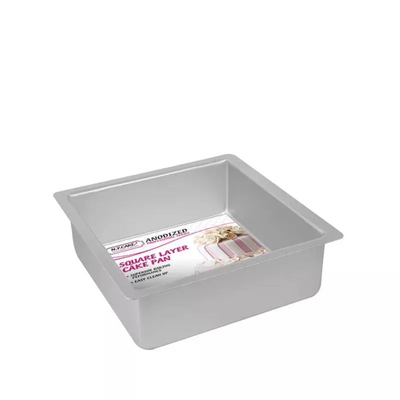 Square Layer Cake Pan 8x8x3 by NY Cake