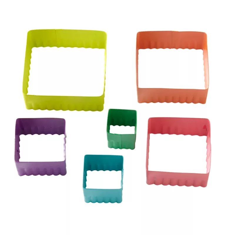 Square Shaped Fondant Cut Out Set, 6-Piece, Wilton