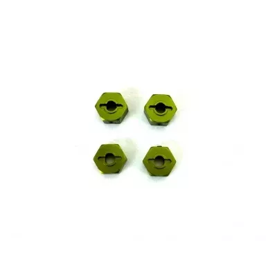 ST Racing Concepts ST3654-14G14mm Clamp Style Green Hex for Stampede